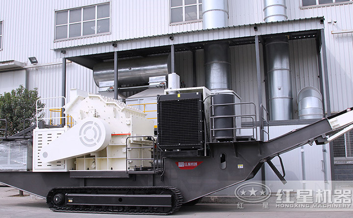 石英石履帶細碎篩分一體機,效能高節能,砂廠必備