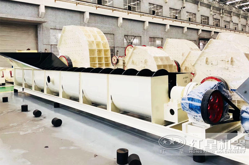 螺旋式洗砂機機身長8-11米，可與機載車身銜接合理