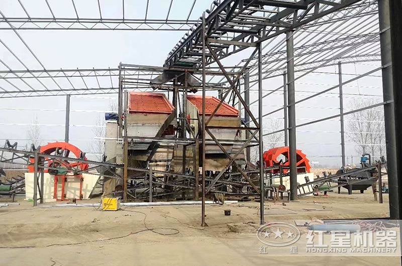 河南客戶水輪洗沙機(jī)現(xiàn)場圖 河南客戶水輪洗沙機(jī)現(xiàn)場圖