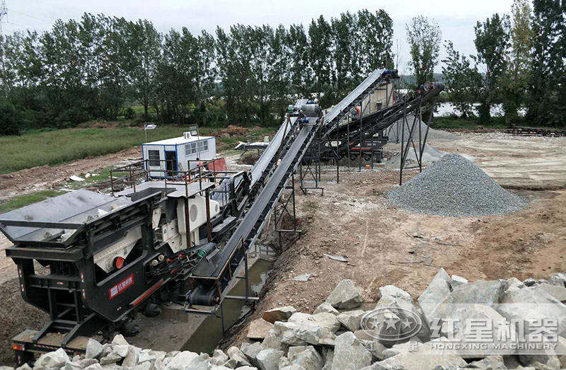 移動碎石生產線 移動碎石生產線