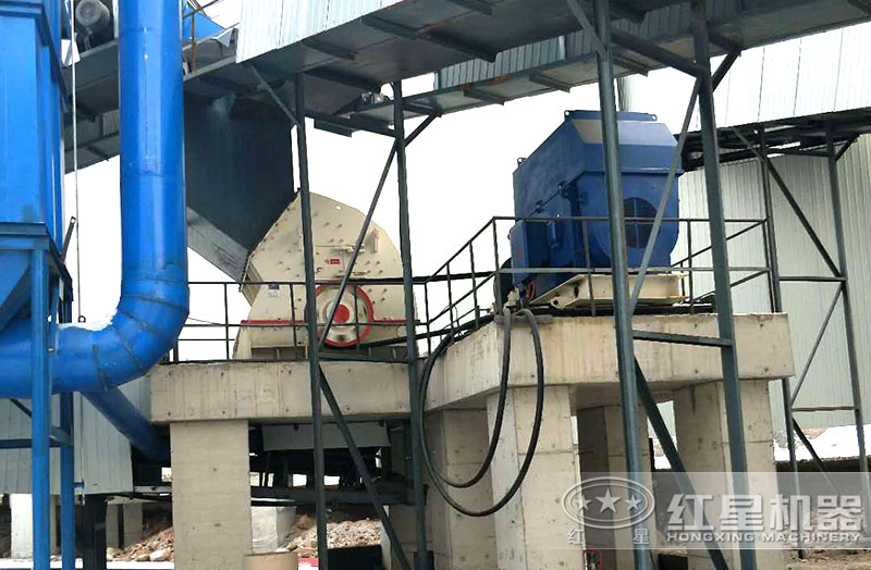 煤矸石制砂線的錘破 煤矸石制砂線的錘破