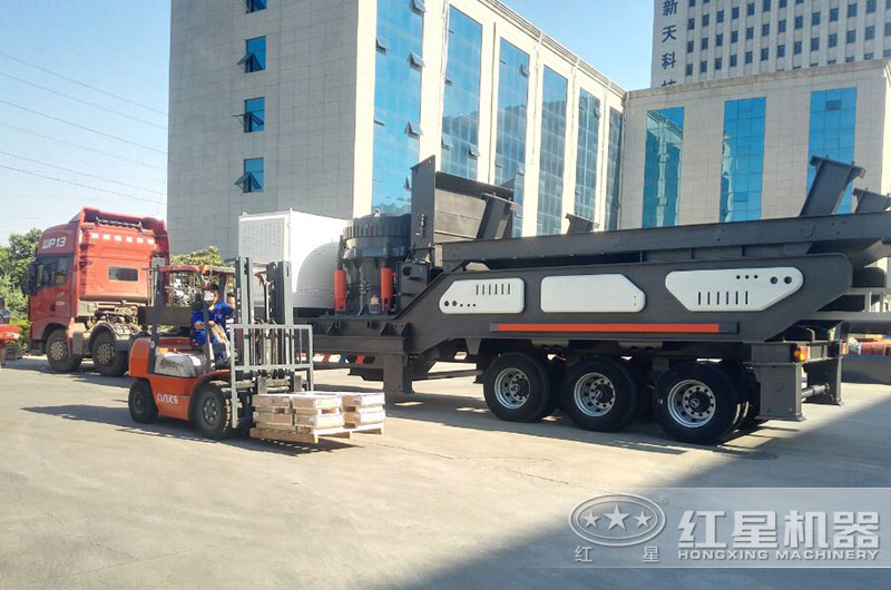 移動式破碎機直接開走 移動式破碎機直接開走