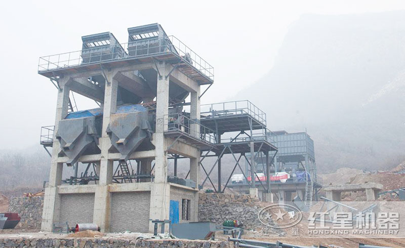 樓式制砂系統(tǒng)生產(chǎn)現(xiàn)場 樓式制砂系統(tǒng)生產(chǎn)現(xiàn)場