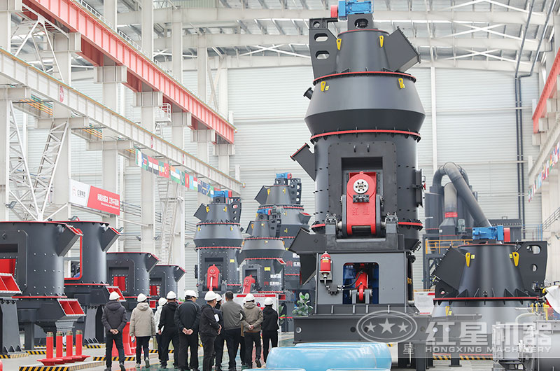 客戶一行來廠考察打石粉機器 客戶一行來廠考察打石粉機器