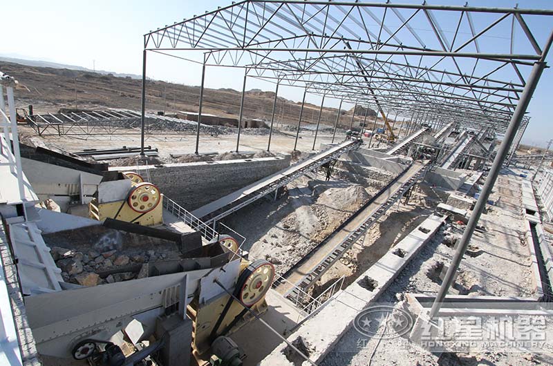 制砂作業現場 制砂作業現場