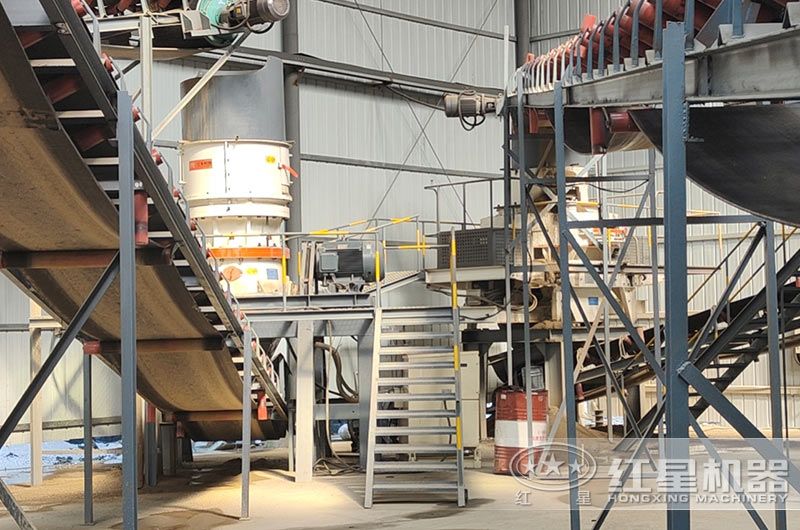 河南新鄉砂石料客戶生產線現場 河南新鄉砂石料客戶生產線現場