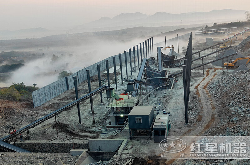 石料破碎加工現場實拍 石料破碎加工現場實拍