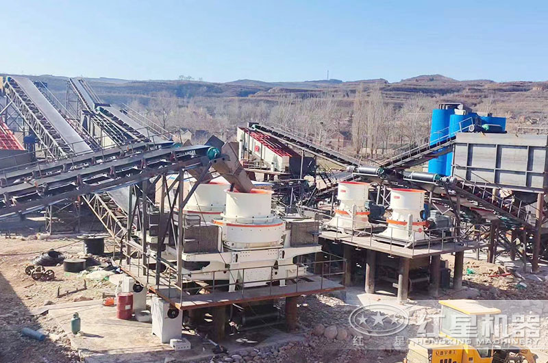 機制砂加工生產客戶現場